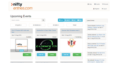 Desktop Screenshot of niftyentries.com