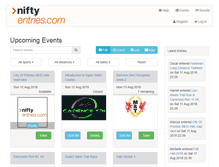 Tablet Screenshot of niftyentries.com